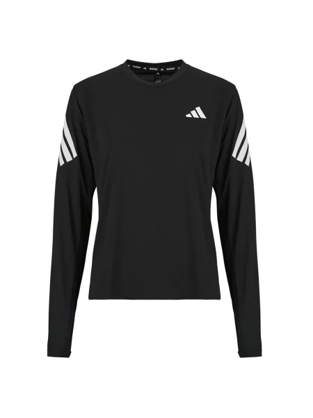 Majica z dolgimi rokavi Adidas z dolgimi rokavi črna