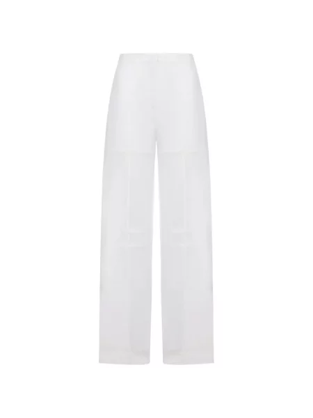 Pantaloni Jil Sander alb