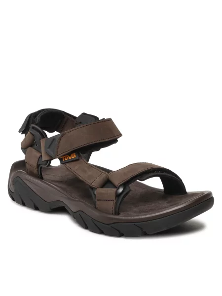 Σανδάλια Teva M Terra Fi 5 Universal Leather Tkcf καφέ