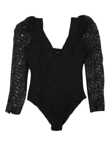 Body Callipygian din dantelă negru