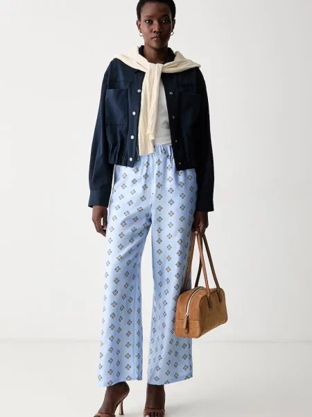 Шелковые брюки Mm By Max Mara