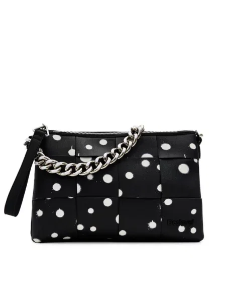 Crossbody torbica Desigual crna