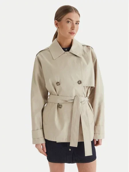 Calvin Klein Trenčas smėlio
