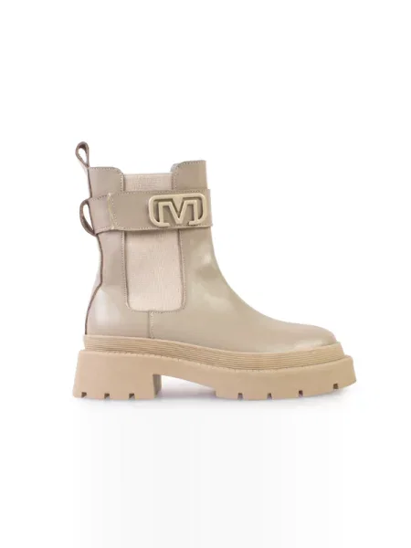 Кожаные сапоги Modamilano бежевые