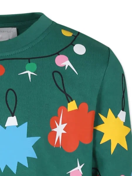 Sukienka dziecięca Stella Mccartney zielona