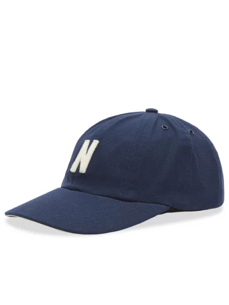 Czapka z daszkiem Norse Projects granatowa