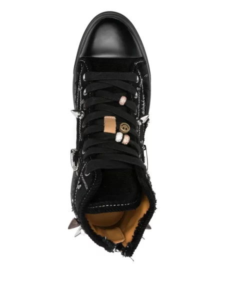Sneakerși R13 cu platformă negru