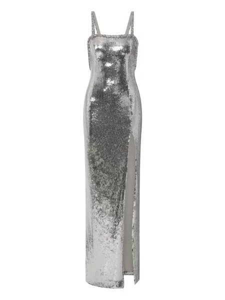 Maksi sukienka maxi Rebecca Vallance z cekinami garniturowa srebrna