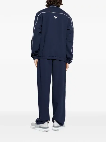 Trening Ea7 Emporio Armani cu dungi albastru