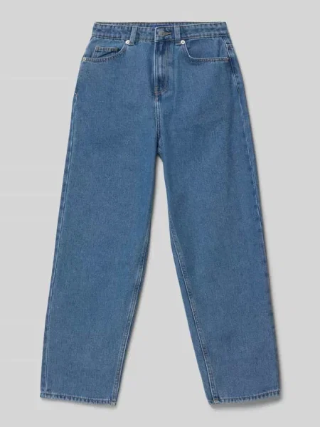 Jeans o luźnym kroju z mieszanki bawełny model FADE' Only & Sons niebieskie