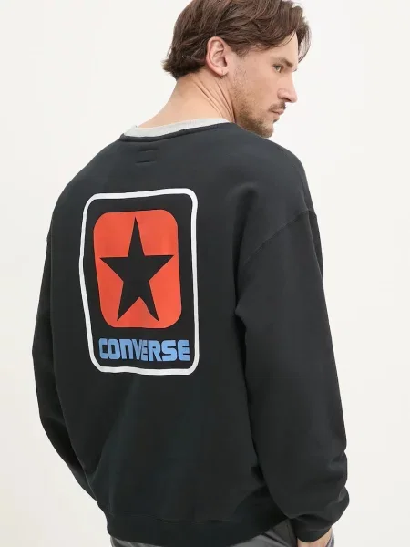 Суитчър Converse с принт черно