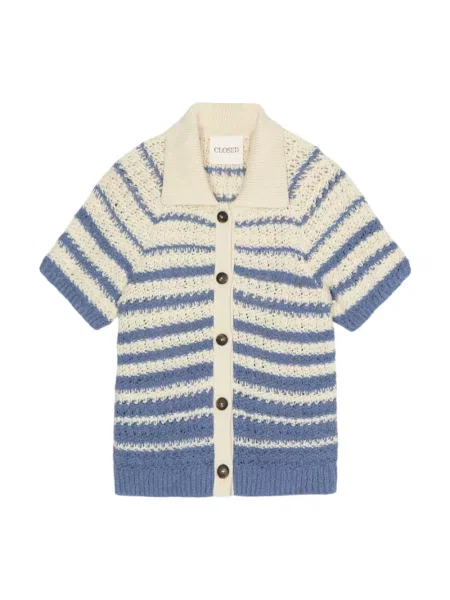 Kardigan Closed w paski niebieski