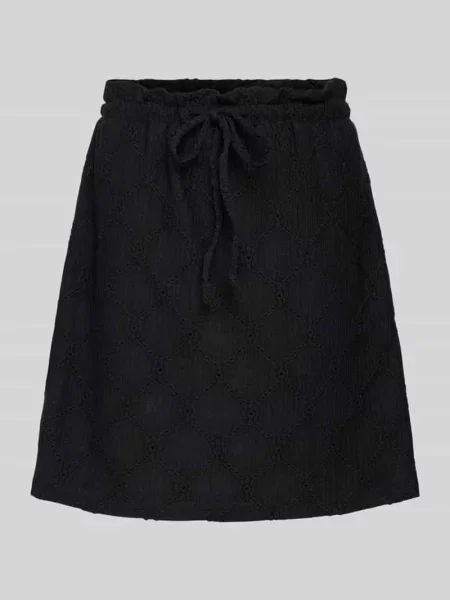Spódnica mini z tunelem model ‘DELEA’ Vila czarna