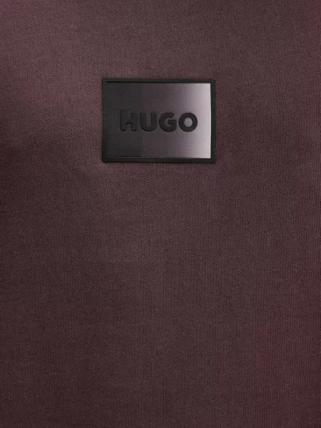 Однотонный свитер Hugo бордовый