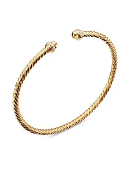 Brăţară David Yurman clasică galben