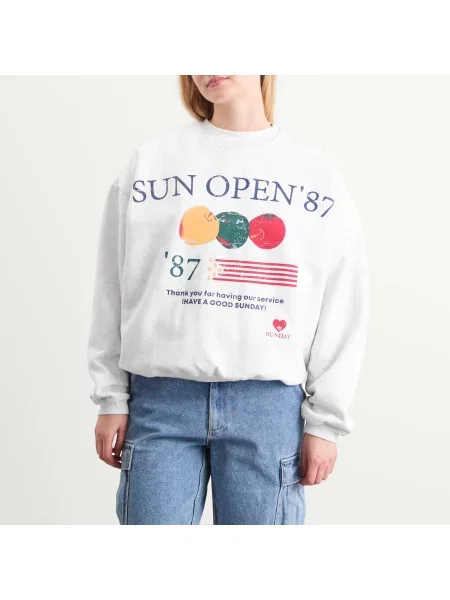 Bluza nierozpinana Sundayfruitmarket szara