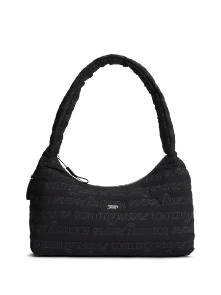 Geantă shopper Tommy Jeans negru
