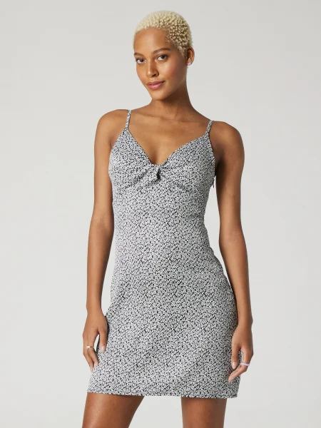 A LOT LESS Rochie de vară Lynn negru alb