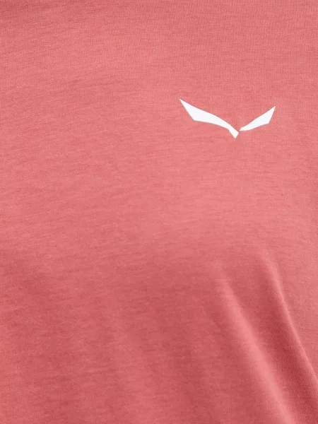 Salewa sportos póló női pamuttal EAGLE LOOSE piros