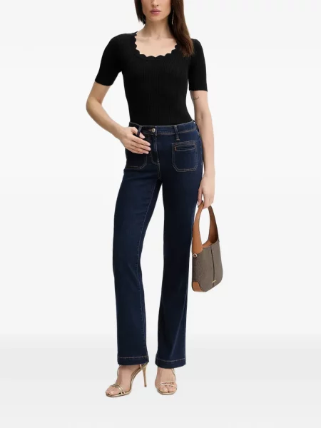 Tricou Silvian Heach tricotate negru