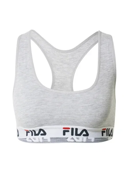 FILA Sutien sport gri bleumarin / roșu alb