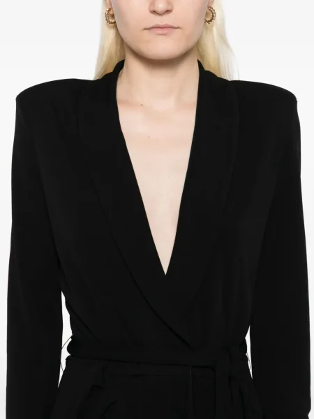 Rochie maxi Tom Ford lungă de costum negru