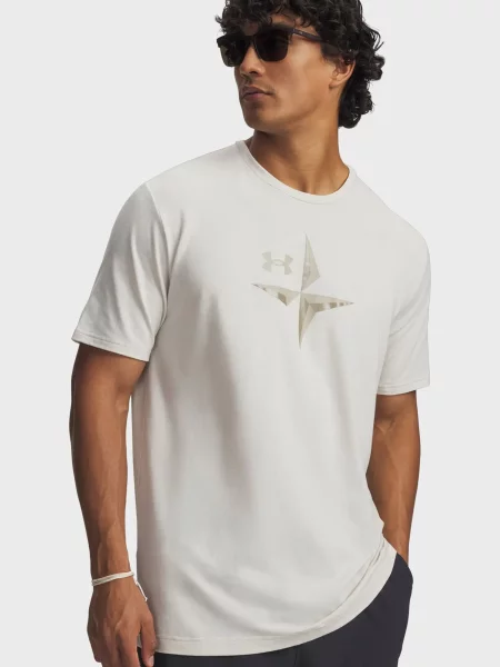 Графический футболка Under Armour белая