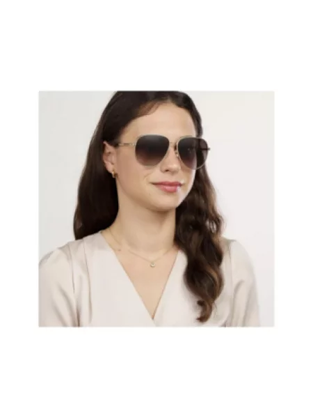 Okulary przeciwsłoneczne Lanvin żółte
