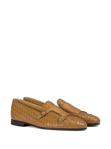 Pantofi loafer Doucal's cu cataramă maro