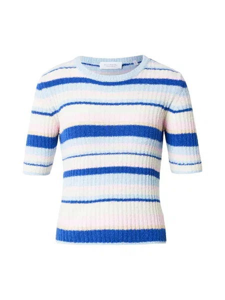 Rich & Royal Pulover crem / azur / deschis / roz albastru