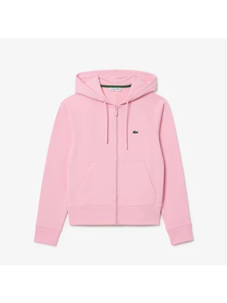 Bluza z kapturem Lacoste różowa