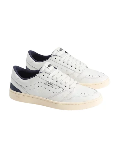 Sneakersy Vans skórzane białe