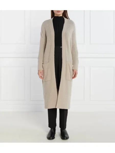 Marella SPORT De lână cardigan | Relaxed fit bej