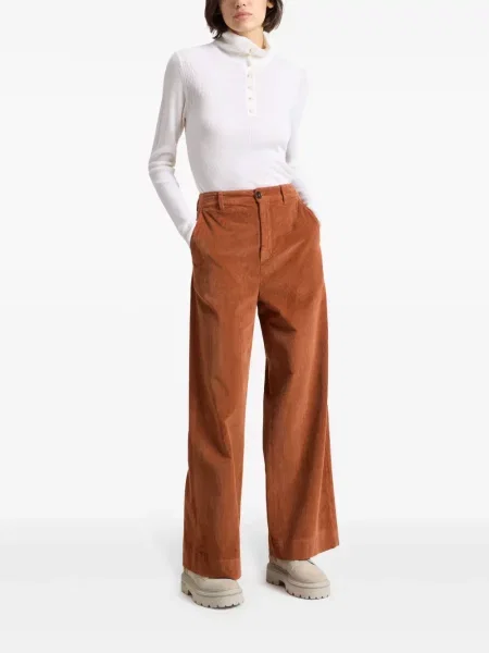 Kelnės Woolrich kordinis velvetas oranžinė