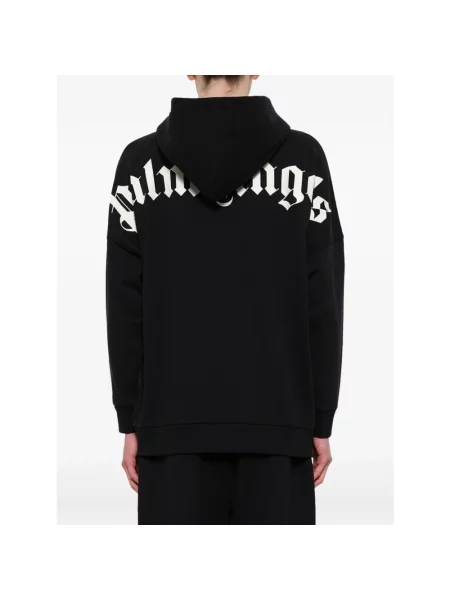 Bluza z kapturem Palm Angels z kapturem czarna