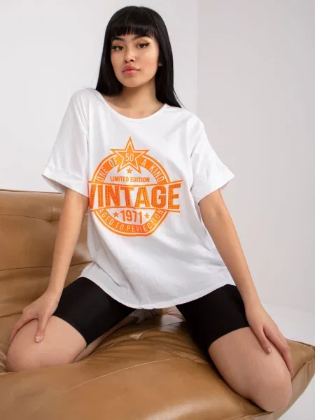 Tricou Fashionhunters portocaliu