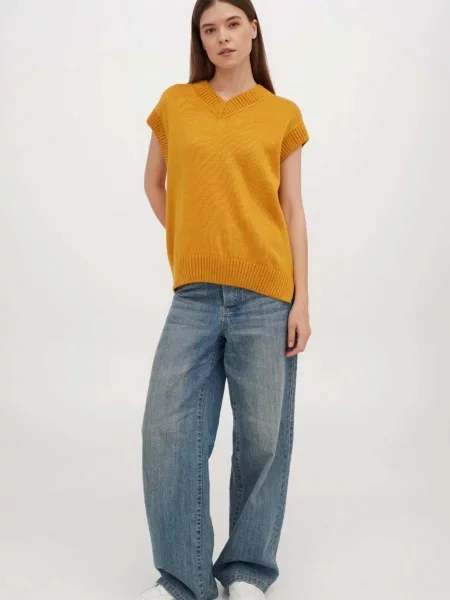 Жилет Essme гірчичний бавовна/акрил