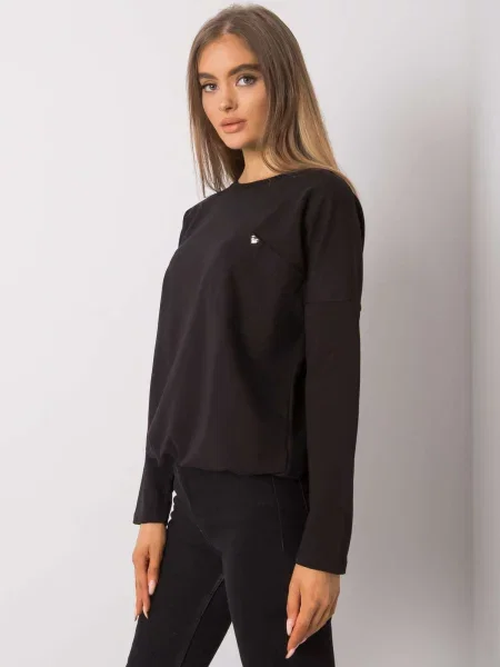 Bluză Fashionhunters negru