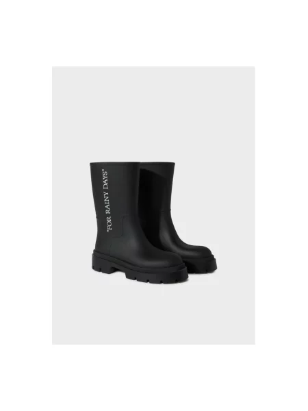 Kalosze Off-white z nadrukiem białe