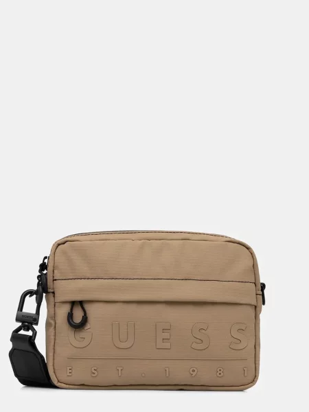 Чанта през рамо Guess SONDRIO HMSOWU бежово