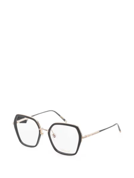 Ochelari de soare Chopard Eyewear cu imprimeu geometric negru