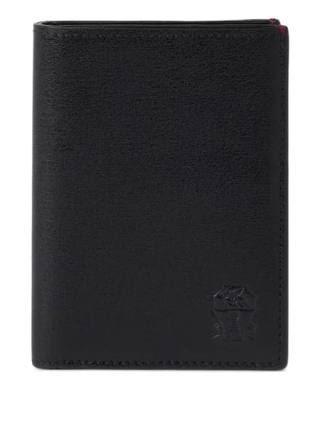 Portofel Brunello Cucinelli din piele negru