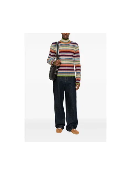 Lniany sweter z golfem Dries Van Noten