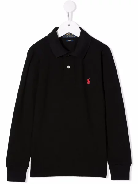 Koszulka polo dziecięca Polo Ralph Lauren czarna