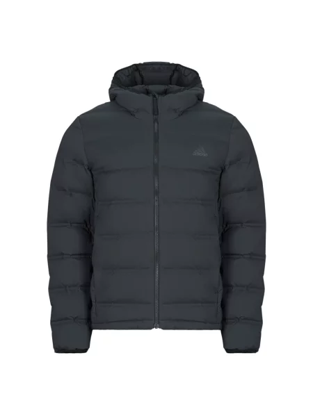 Raztegniti puhovka Adidas s kapuco črna