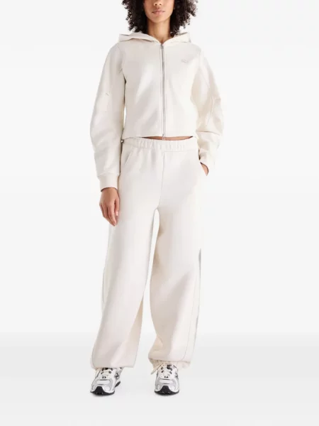 Matlasat pantaloni New Balance din fleece tenis maro