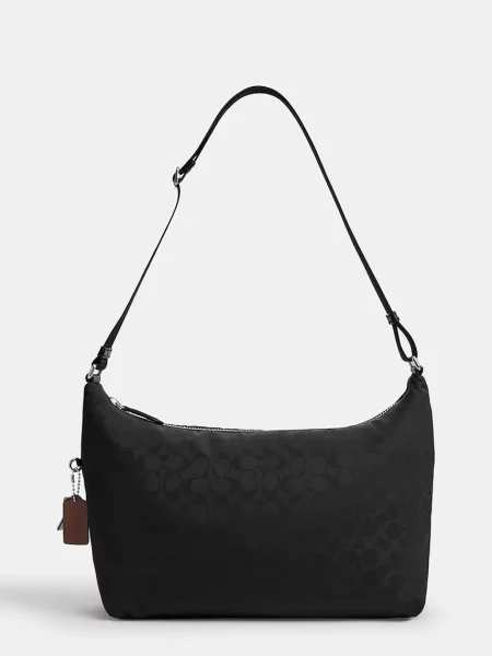 Coach materiálová taška pánska Leo Crossbody čierna