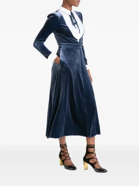 Rochie midi Temperley London albastru