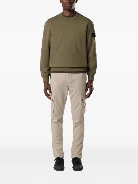 Hanorac Stone Island cu strasuri verde