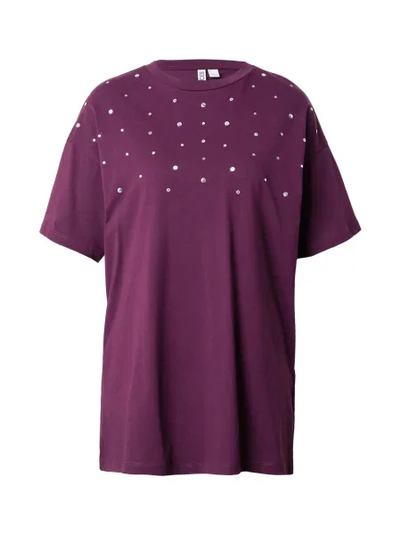 PIECES Tricou PCSKYLAR ciclam / argintiu